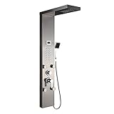 Auralum Edelstahl Duschpaneel 3 Funktionen Duschsäulen Regendusche Duschset mit...