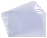 EC Kartenhülle Soft transparent 10 Stück 60x90mm Schutzhülle NEU Kreditkarte Visitenkartenhülle...