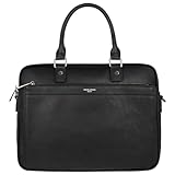 David Jones - Herren Große Aktentasche - Mann 15 Zoll Laptoptasche - PU Leder Arbeitstasche...