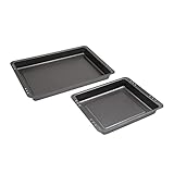 Backblech-Set Auflaufformen-Set 2 in1 CHG Made in Germany,  42,0 x 29,0 x 4 cm und 29,0 x 23,0 x 4,0...