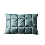 ZIHDKE 2 Stück, Gänsedaunen-Federkissen, Quetschfalten-Design, Bettkissen,...