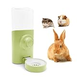 Automatischer Wasserspender Kaninchen [Grün, 600ml] Hängend Haustier Trinkflasche Hasen...
