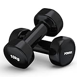 Vinyl Hanteln Paar I Kurzhanteln Gewichte ideal für Fitness Gymnastik Aerobic Pilates 0,5 kg – 10...