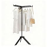 AISIR Standtrockner Wäscheständer Hoch Klappbar mit 3 Flügeln, 360°Drehung Wäschespinne...