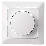 EMOS - LED-Dimmer-Schalter mit Drehknopf - für dimmbare LED-Lampen, Drehregler und Drückschalter -...