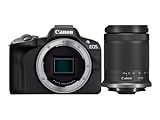 Canon EOS R50 Systemkamera + RF-S 18-150mm is STM Objektiv - Spiegellose Kamera (Digitalkamera mit...