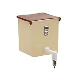 Kerbl Pet Tränkeflasche, Trinkflasche, 500ml, braun, Kunststoff, Hasen, Kaninchen, einfaches...