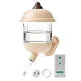 Hamster Trinkflasche | 170ml Magnetische Auslaufsicher Trinkbrunnen | Fernbedienung Nachtlicht...