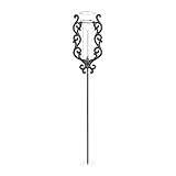 Relaxdays Regenmesser Vintage, mit Erdspieß, Niederschlagsmesser, antik, 12 cm, 5 inch, Glas,...