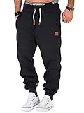 REPUBLIX Herren Sporthose Jogger Jogginghose Sweatpants Trainingshose R-0053 Anthrazit XL