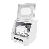 HUOMMGS Mini Geschirrspüler 800W Tischgeschirrspüler 220V Upgrade Tischspülmaschine mit 2...