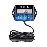 Yooreal Digital Drehzahlmesser Motorrad, Betriebsstundenzähler Für Außenbordmotor,wasserdichtes...
