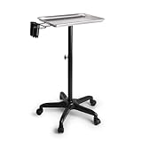 HPTHLY Friseurwagen Aus Aluminiumlegierung Mit Hitzebeständiger Ablage, Verstellbarer Höhe, 2...