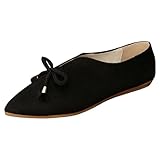 Ballerinas aus Kunstleder Damen Pumps Schuhe Runde Zehe Wedge Espadrilles Mokassins Loafer Niedrige...