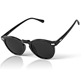 AUYAO Sonnenbrille Herren, Retro UV 400 Unisex Sportbrille Sunglasses, Runden HD-Schützende...