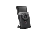Canon PowerShot V10 Vlogging Starter Kit Kompaktkamera Digitalkamera silber (Weitwinkel Objektiv, 4k...