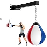 Speed Bag für Boxen,Boxsack Wandmontage Höhe einstellbar Boxen Reflex Ball Speed Bag für Boxen...