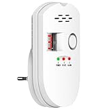U UZOPI Gasmelder 85 dB Stadtgas Erdgas Flüssiggas Propan LPG Gas Alarme Plug-in Gasalarm mit...