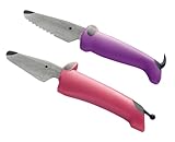 Kuhn Rikon kinderkitchen® Messerset fuchsia/violett 2 Stk, Kindermesser, für Kinder ab 3 Jahren,...
