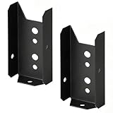 Zaunhalterungen aus Metall, 2 x 4 für Holzschienen, Deck, Geländer, sichere Montagehalterungen,...