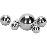 LAINIKE Dekokugel Schwimmkugeln Silber Edelstahl Dekokugel Silber Schwimmkugeln Teichkugeln...