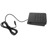 Cabilock Elektronisches Piano Sustain Pedal mit Anschluss Robustes Abs metall gehäuse Rutschfestes...