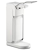 Blanc HYGIENIC – Desinfektionsmittelspender, Weiß inkl. Leere 1L Flasche zum Selbst befüllen –...