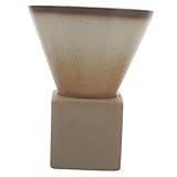 SOLUSTRE Keramische Espressotasse mit Trichterform Teiliges Cappuccino Becher mit Stabilem Boden...