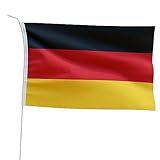 Marineo Gastlandflagge Bootsfahne Gastflagge Fahne Flagge für Boot oder Motorrad - 20 x 30cm,...