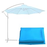 Ersatz-Terrassenschirm, 6 8 Rippen, Outdoor-Sonnenschirm-Abdeckung, Gartenschirm, Stoff, 200 cm, 270...