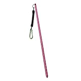 D DOLITY Aluminium Riffstab Taucher Zeigestab mit 34 cm Spiralverlängerung bis 65cm Karabinerhaken...