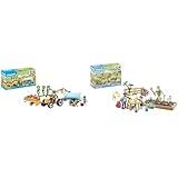 PLAYMOBIL Country 71442 Traktor mit Anhänger und Wassertank & Country 71443 Idyllischer...