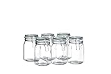 Mäser 925340 Gothika, Einmachgläser 1 l, 6er Set, made in Germany, Vorratsgläser mit Deckel und...