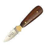 laguiole artisan 3760 Austernmesser Rosewood & Brass. Handgefertigt, alle natürlichen Materialien