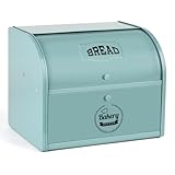 Dyserbuy Brotkasten, Brotkasten für Küche, Große Brotbox mit Roll-Top-Deckel, Doppelter...