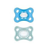 MAM Comfort Schnuller im 2er-Set, besonders kleiner und leichter Baby Schnuller für Neugeborene aus...