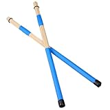 NOLITOY Bambusstöcke Holz Drum Sticks für Schlagzeuger Strapazierfähig und Rutschfest Geeignet...