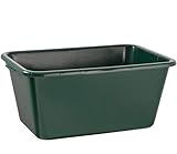 BURI Futterwanne 65L Wasserbottich Pferd Wanne lebensmittelecht Wassertrog - Kunststoffwanne grün...