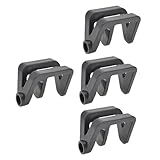 Illkjasfc 4 x langlebige, wasserdichte Stoßstange, vielseitiger Marine-Haken, Kajaks, Paddel, Clip...