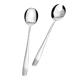 GRÄWE Salatbesteckset, 2-teilig, poliert, spülmaschinengeeignet, aus Edelstahl 18/0 Chromstahl,...