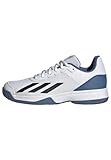 adidas Unisex Courtflash Tennis Shoes Tennisschuhe, FTWR White/core Black/Crew Blue, 35 EU