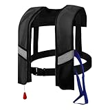Max. 150 N Rettungsweste Erwachsene, Schwimmweste, Rettungsweste Automatik, Aufblasbar Mit...