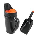 Handstreuer – 4-in-1 Schneesalz-Eis-Schmelzstreuer, Rasendünger, Samenflasche, manueller...