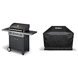 Enders Gasgrill BOSTON BLACK 4 IK TURBO, 4-Brenner + Backburner-Infrarotbrenner & Abdeckhaube für...