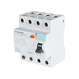 FI Schutzschalter Typ B 63A 4polig (3P+N) 30mA, SAFEMORE RCCB Fehlerstromschutzschalterm RCD...