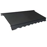 Jawoll Kassetten-Markise 3,5 x 2,5 m anthrazit (Profilfarbe: Anthrazit) Sonnenschutz Alu Markise...