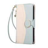 Handyhülle für iPhone 6 Plus/6S Plus Leder Hülle, Reißverschluss Lederhülle Magnetische Flip...