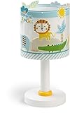 Dalber Kinder Tischlampe Nachttischlampe Little Jungle Dschungel Tiere Löwen Elefanten Giraffen...