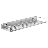 CGTQROVR Heavy Duty Edelstahlregale 20x4, 5 Zoll, hohlige Metall schwimmende Regale Wandmontierte...