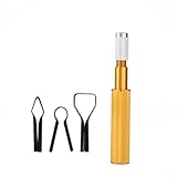 QuivyLivy Bodenschälschneider für Vinyl- und Kunststoffböden, Eckglättungsschaber mit 3...